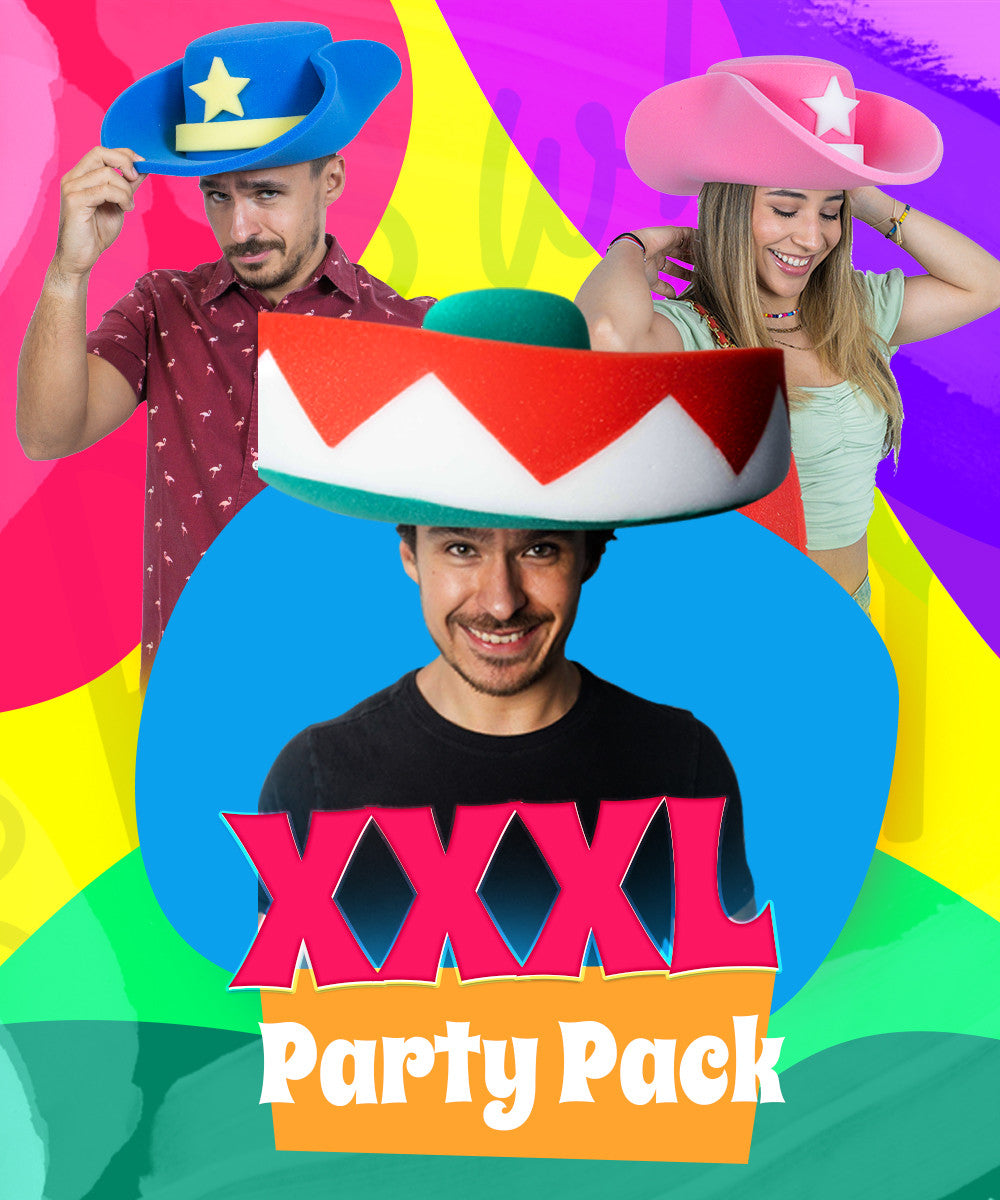 Ultimate XXXL Party Hats Pack (50 Hats & 50 Headbands)
