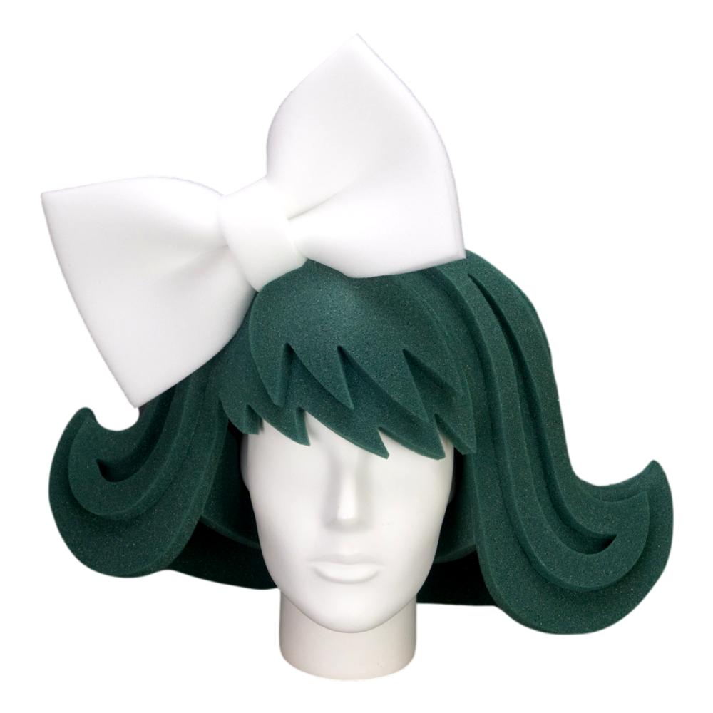 Wig with Large Bow