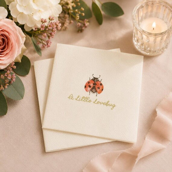 Elegance Custom Foil Personalized Napkins