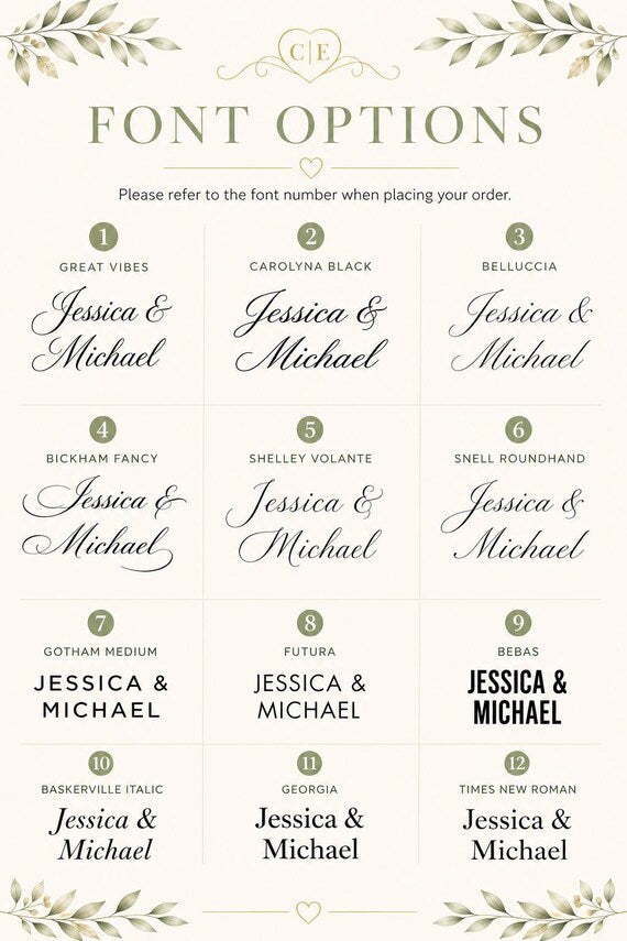 Elegance Custom Foil Personalized Napkins