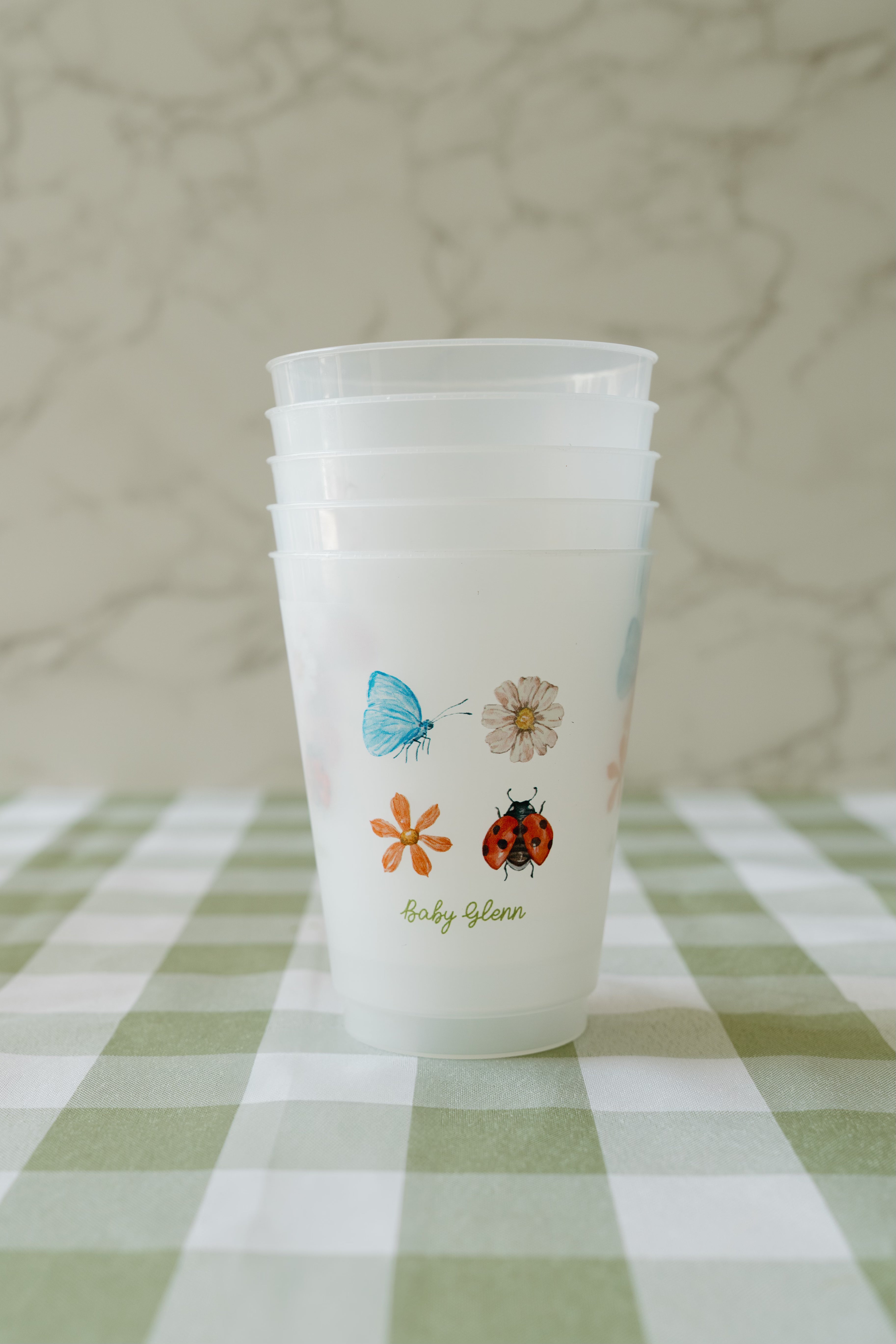 Custom Frosted Plastic Cups – Reusable Party Essentials