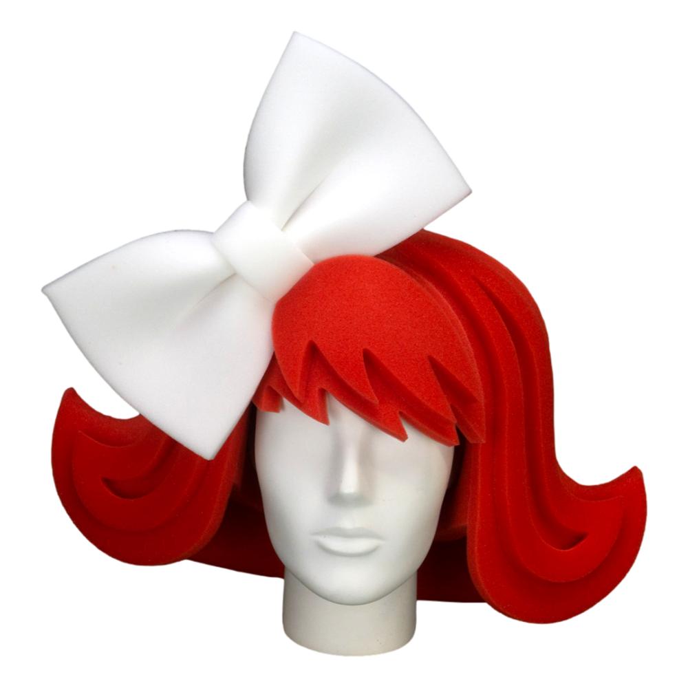 Wig with Large Bow