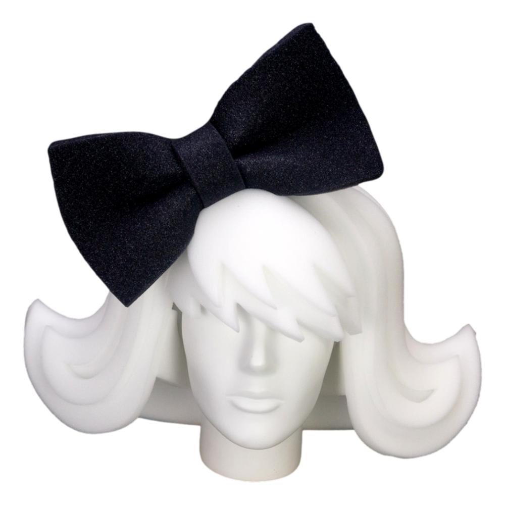 Wig with Large Bow